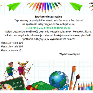 Spotkanie integracyjne kl I